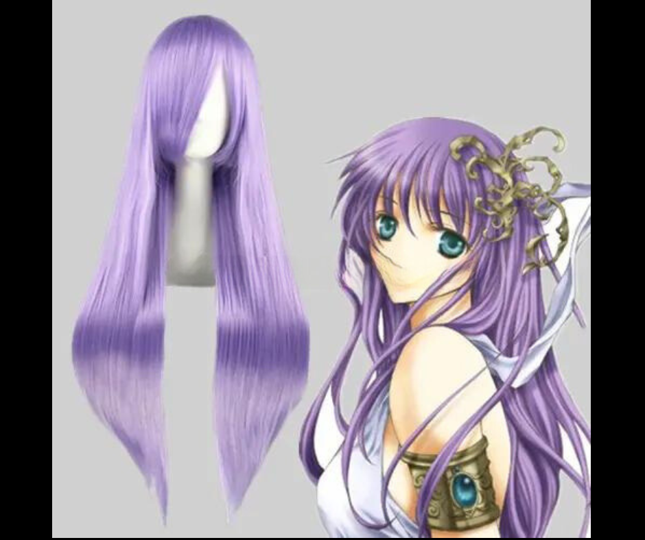 Seiya Athena Style Wig Light Purple
