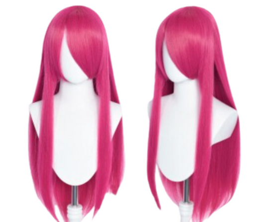 Cosplay Anime Fuchsia Wig- 80cm